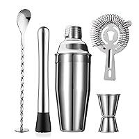 Algopix Similar Product 11 - ZPUFAW 5Piece Cocktail Shaker Set