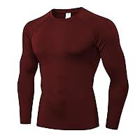 Algopix Similar Product 1 - Queerier Mens Compression Shirts Long