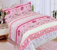 Algopix Similar Product 1 - Bedspread Set for GirlsTeens Flowers