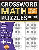 Algopix Similar Product 8 - Basic Math Crossword Puzzles Book For