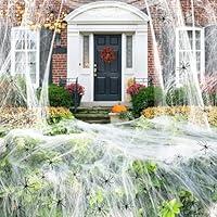 Algopix Similar Product 2 - Midsea 400 sqft Spider Webs Halloween