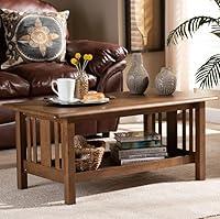 Algopix Similar Product 16 - Coffee Table With Shelves Rustic