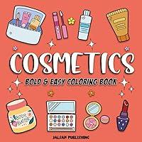 Algopix Similar Product 3 - Cosmetics Coloring Book Bold and Easy