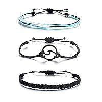 Algopix Similar Product 20 - choice of all Blue Friendship Bracelet