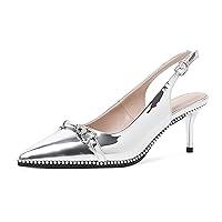 Algopix Similar Product 15 - YODEKS Slingback Heels for Women Closed