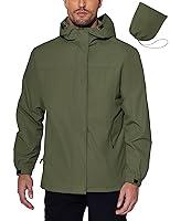 Algopix Similar Product 1 - COOFANDY Navy Rain Jacket Mens