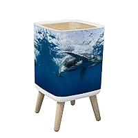 Algopix Similar Product 2 - PHAIBHKERP Trash Can with Lid Humpback