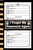 Algopix Similar Product 3 - I Forgot My Password Again Password