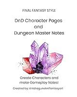 Algopix Similar Product 18 - DnD Character Creation Pages and