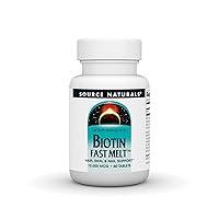 Algopix Similar Product 16 - Source naturals Biotin Fast Melt Hair