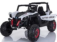 Algopix Similar Product 12 - MotoTec Mini Moto UTV 4x4 12V White