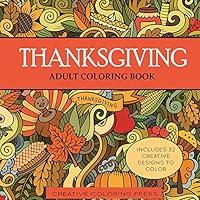 Algopix Similar Product 8 - Thanksgiving Adult Coloring Book