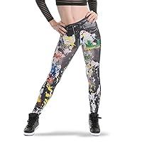 Algopix Similar Product 6 - Gia Mia Dance Womens Splatter Neon