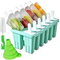 Algopix Similar Product 19 - Popsicle Molds 12 Pieces Silicone Ice