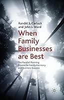 Algopix Similar Product 14 - When Family Businesses are Best The