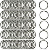 Algopix Similar Product 7 - Clipco Book Rings Small 1Inch Nickel