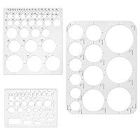 Algopix Similar Product 12 - 3 pcs Circle Templates for Drafting