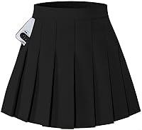 Algopix Similar Product 10 - Women Skirt Comfy High Waist School