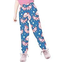 Algopix Similar Product 6 - Eheartsgir Axolotl Blue Girls Jogger