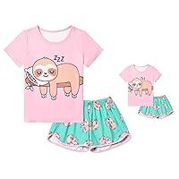 Algopix Similar Product 8 - QPANCY Sloth Pajama Sets Matching