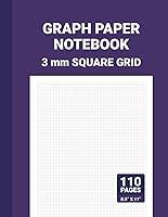 Algopix Similar Product 9 - 3 mm Square Grid Graph Paper Notebook