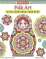 Algopix Similar Product 5 - Folk Art Coloring Book Design
