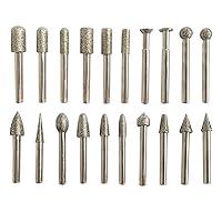 Algopix Similar Product 12 - Set of 20 14 Shank Diamond Coated