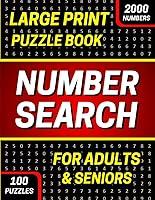 Algopix Similar Product 16 - Number Search Puzzle Book for Adults