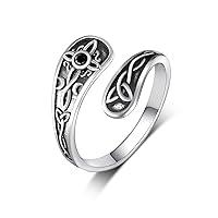 Algopix Similar Product 10 - Witches Knot Ring 925 Sterling Silver