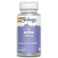 Algopix Similar Product 13 - SOLARAY Pure MSM Capsules 1000 mg 60