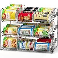 Algopix Similar Product 6 - Simple Houseware Stackable Can Rack
