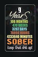 Algopix Similar Product 10 - 9 Years Sober  9th Year of Sobriety 9