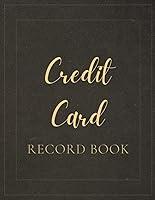 Algopix Similar Product 1 - Credit Card Record Book A Notebook To