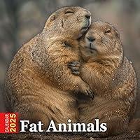 Algopix Similar Product 16 - Fat Animals Calendar 2025 365 Days of