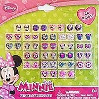 Algopix Similar Product 14 - Minnie Mouse Sticker Earrings Set 24