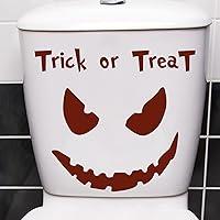 Algopix Similar Product 6 - Halloween Toilet Seat Sticker3D