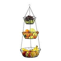 Algopix Similar Product 8 - Heavy Duty  3 Tier Hanging Kitchen