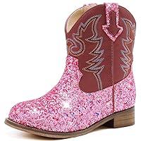 Algopix Similar Product 13 - Motasha Girls Cowgirl Boots Cowboy