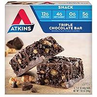 Algopix Similar Product 2 - Atkins Snack Bar Triple Chocolate Bar