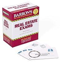 Algopix Similar Product 2 - Real Estate Exam Flash Cards Barrons