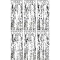 Algopix Similar Product 8 - Sumind 6 Pack Foil Curtains Backdrop