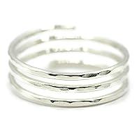 Algopix Similar Product 4 - Sterling Silver adjustable wire wrap