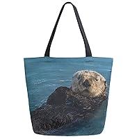 Algopix Similar Product 8 - Naanle 3d Water Swimming Sea Otter