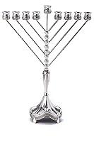 Algopix Similar Product 15 - Nine Branch Toll Silver Plated Chanukah