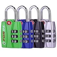 Algopix Similar Product 2 - Forge TSA Luggage Combination Lock 