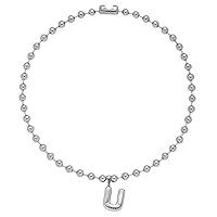 Algopix Similar Product 4 - TGOLM Silver Initial Charm Name Letter