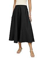 Algopix Similar Product 11 - IDEALSANXUN Linen Skirts for Women 2024