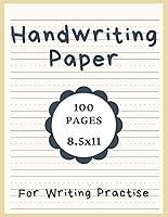 Algopix Similar Product 18 - Handwriting Practise Paper 100 Blank