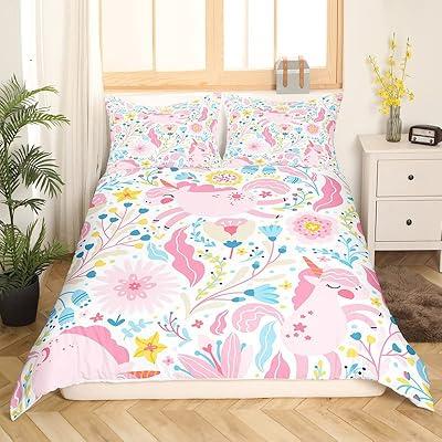 Rainbow Unicorn Unicorn Twin Comforter Set Best Deal For Unicorn