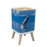 Algopix Similar Product 17 - PHAIBHKERP Trash Can with Lid Humpback